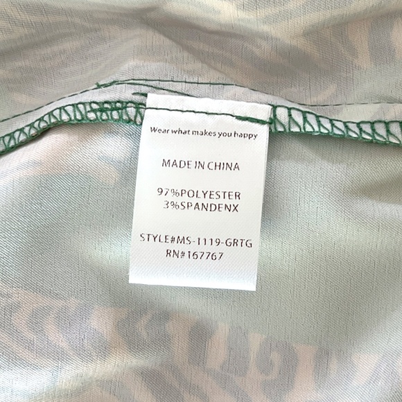 NWT Dressed in LALA Oversized Satin Tiger Tales Playsuit TOP ONLY - Picture 7 of 11